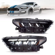 S650 Style LED Headlights for Ford Mustang S550 (2015-2017) 1