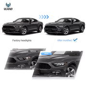 S650 Style LED Headlights for Ford Mustang S550 (2015-2017) 5