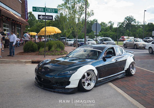 +40 mm Widebody Front Fender Flares for Mazda RX-8 SE3P Series 1 (2003-2008)