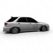 +50 mm Widebody Front Fender Flares for Subaru Impreza Hawkeye GD / GG (2005-2007) 5
