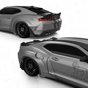 Rear Bumper Splitters for Chevrolet Camaro 6th Gen RS / SS / ZL1 (2016-2024) 6