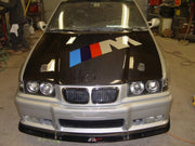 APR Performance Carbon Fiber Front Splitter with Support Rods for BMW M3 E36 3