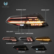 Full LED Sequential Tail Lights for Volkswagen Golf 7 / 7.5 (2013-2021) 2