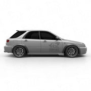 +50 mm Widebody Front Fender Flares for Subaru Impreza Blobeye GD / GG (2002-2005) 4