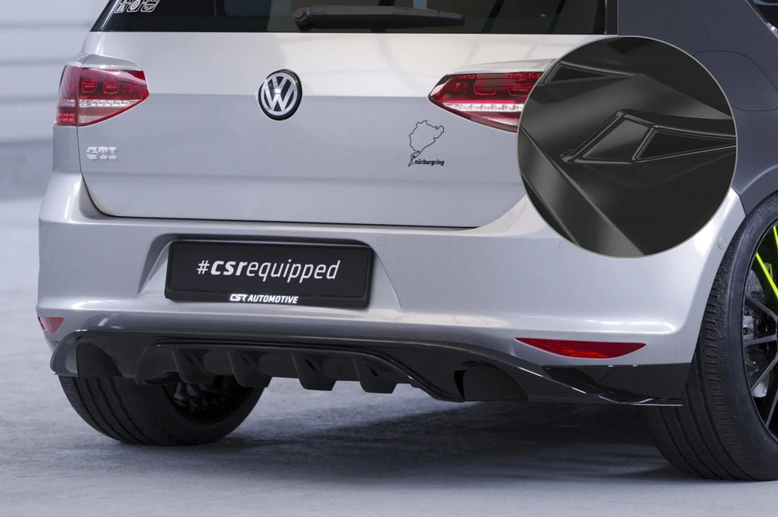 CSR Automotive Rear Diffuser for Volkswagen Golf 7 Base Model Pre-Facelift (2012-2017)