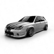 +50 mm Widebody Front Fender Flares for Subaru Impreza Hawkeye GD / GG (2005-2007) 1