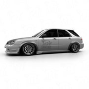 +50 mm Widebody Front Fender Flares for Subaru Impreza Hawkeye GD / GG (2005-2007) 7