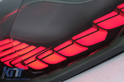 OLED Tail Lights with Sequential Turn Signals for BMW 4 Series F32 / F33 / F36 / M4 F82 / F83 (2013-2019), Red Smoke 4