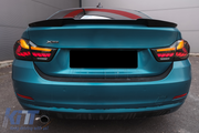 OLED Tail Lights with Sequential Turn Signals for BMW 4 Series F32 / F33 / F36 / M4 F82 / F83 (2013-2019), Red Smoke 8